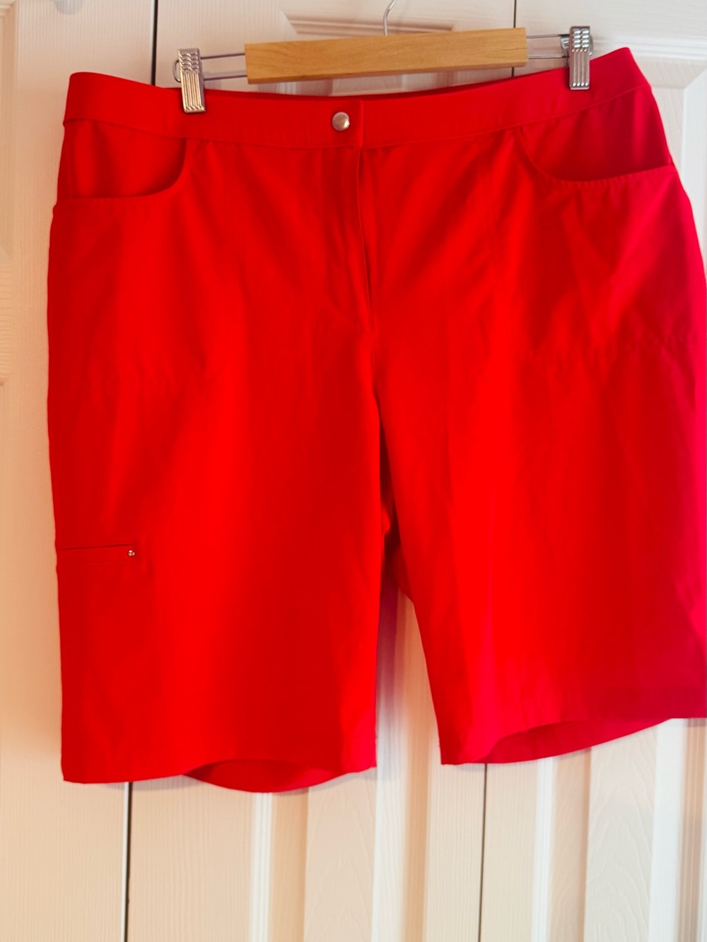 Weekends by CHICO’S Golf Shorts, Size 3, XL, Red, Poly/Spandex